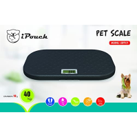 i-pouch 40Kg Digitální váha Pet Vet Veterinary Scale Hmotnost Dietní váhy Elektronická široká platforma Přesnost 10g